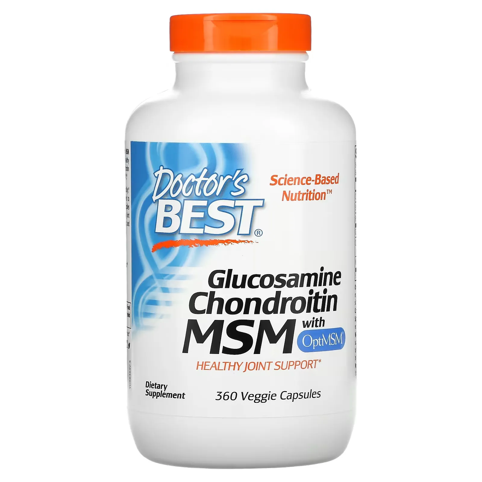 Glucosamine Chondroitin MSM with OptiMSM, 360 Veggie Capsules