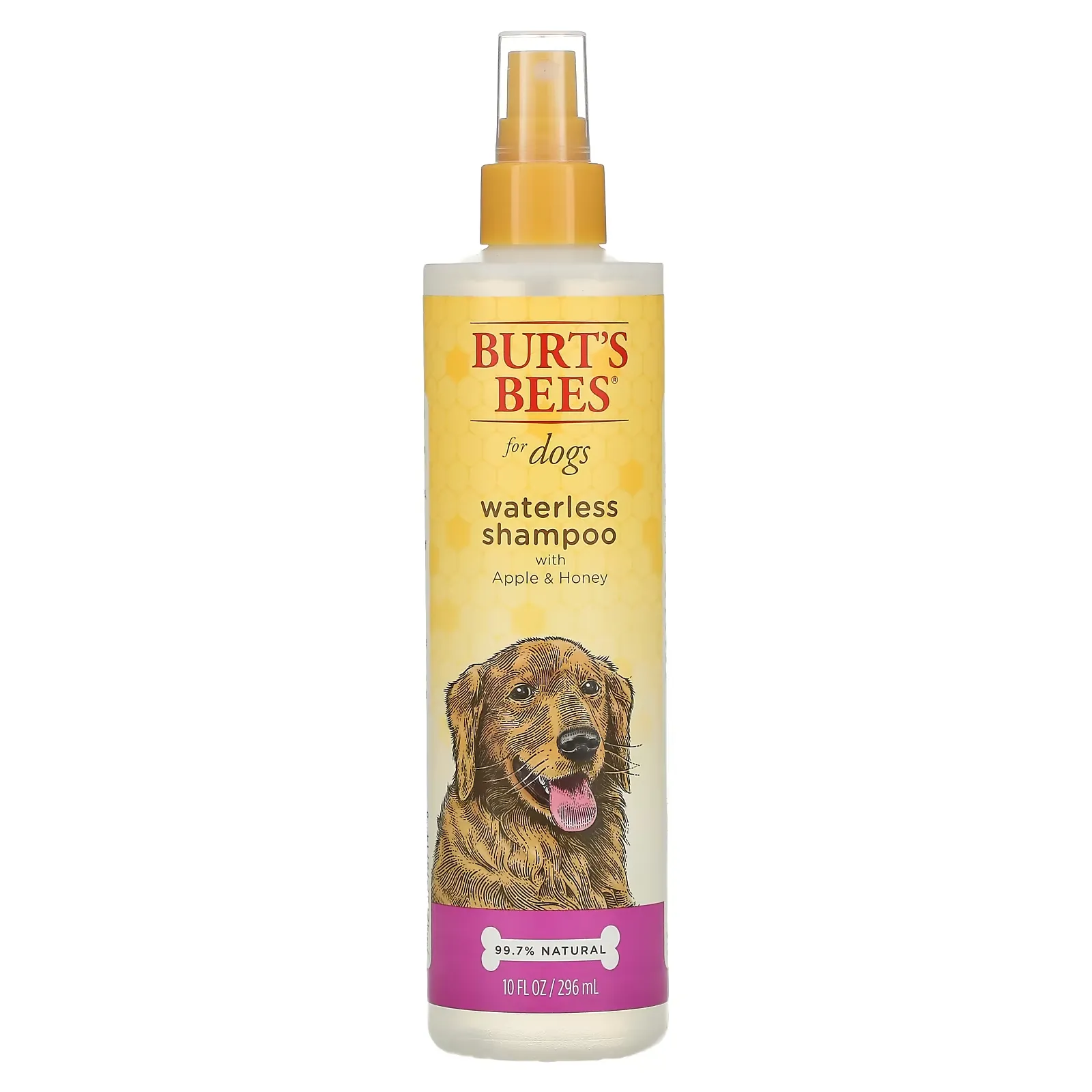 Waterless Shampoo for Dogs with Apple & Honey, 10 fl oz (296 ml)