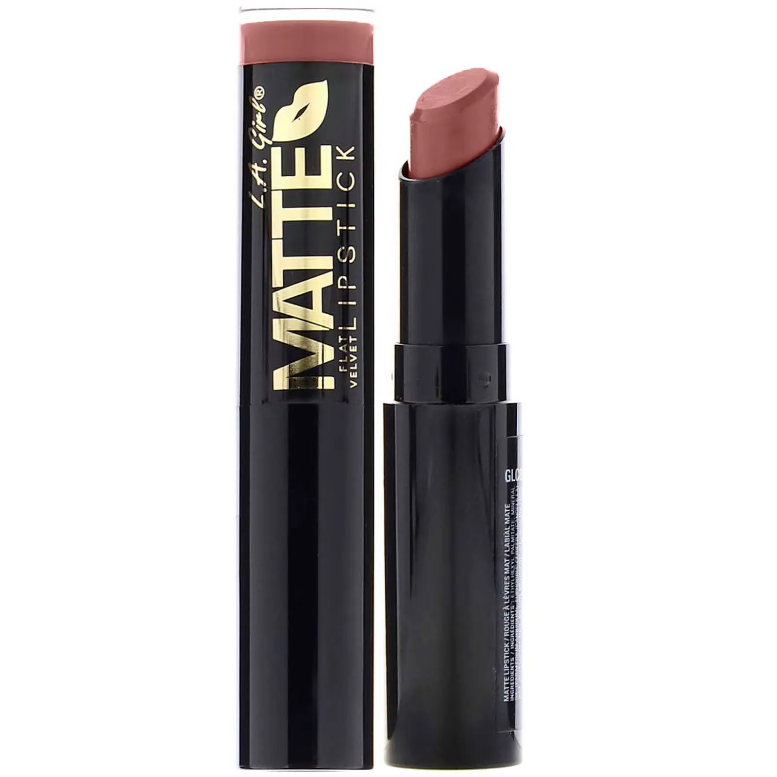 Matte Flat Velvet Lipstick, Snuggle, 0.10 oz (3 g)