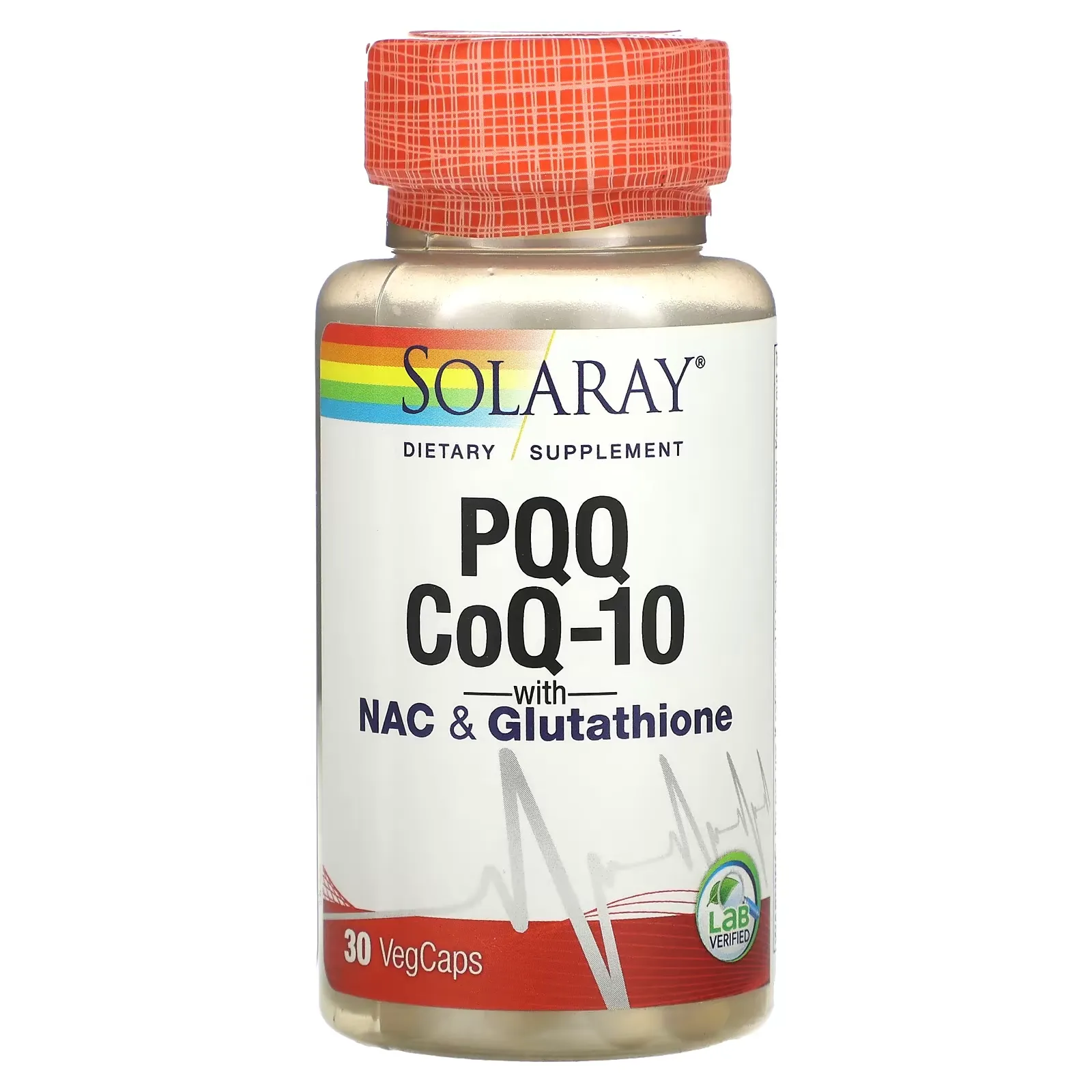 PQQ CoQ-10 with NAC & Glutathione, 30 VegCaps