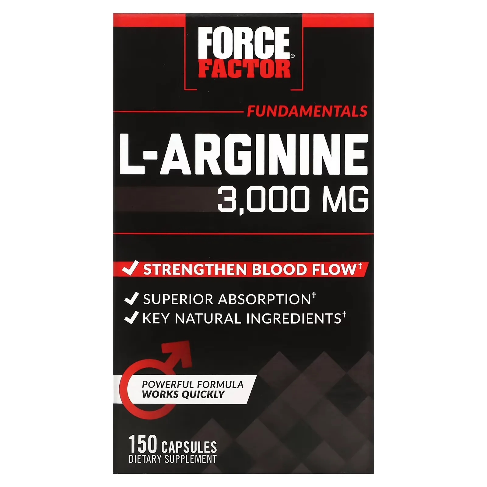 L-Arginine, 600 mg, 150 Capsules