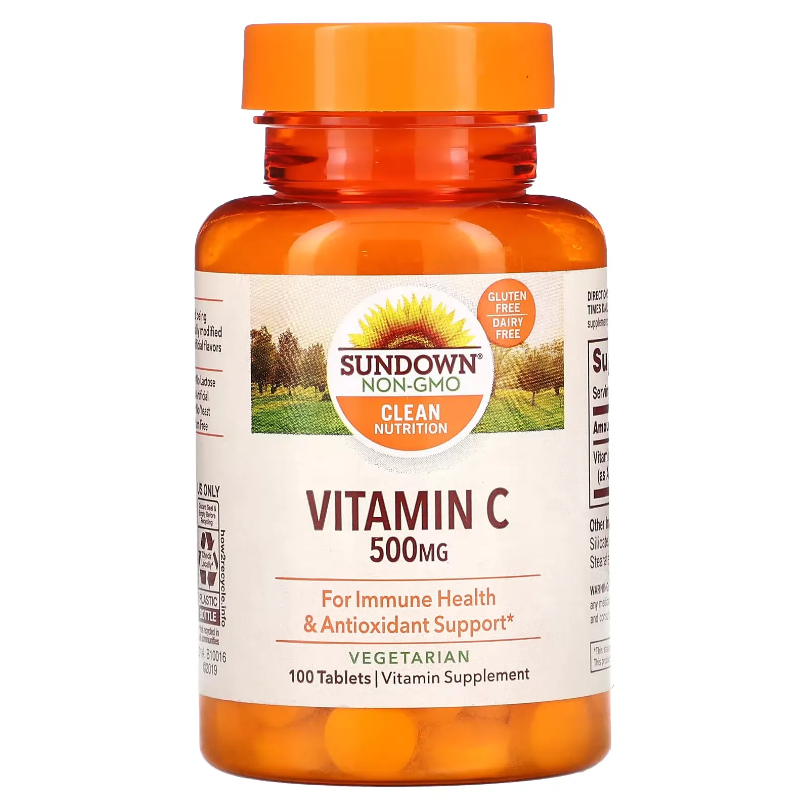 Vitamin C, 500 mg, 100 Tablets