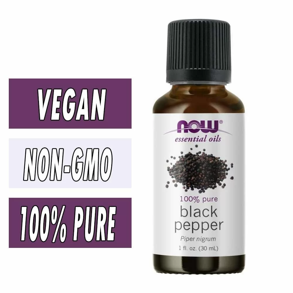 NOW Black Pepper Oil - 1 fl oz