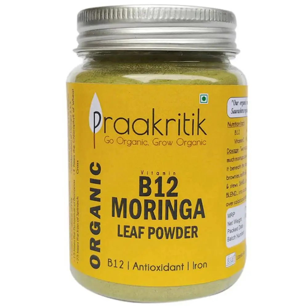 Praakritik Organic Moringa Powder,  100 g