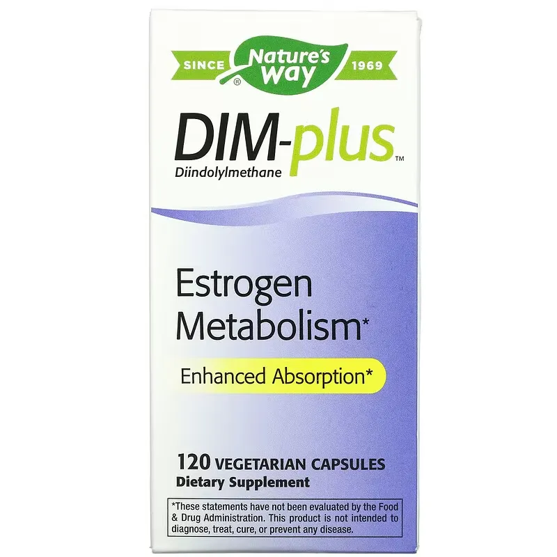 DIM-plus, Estrogen Metabolism, 120 Vegetarian Capsules