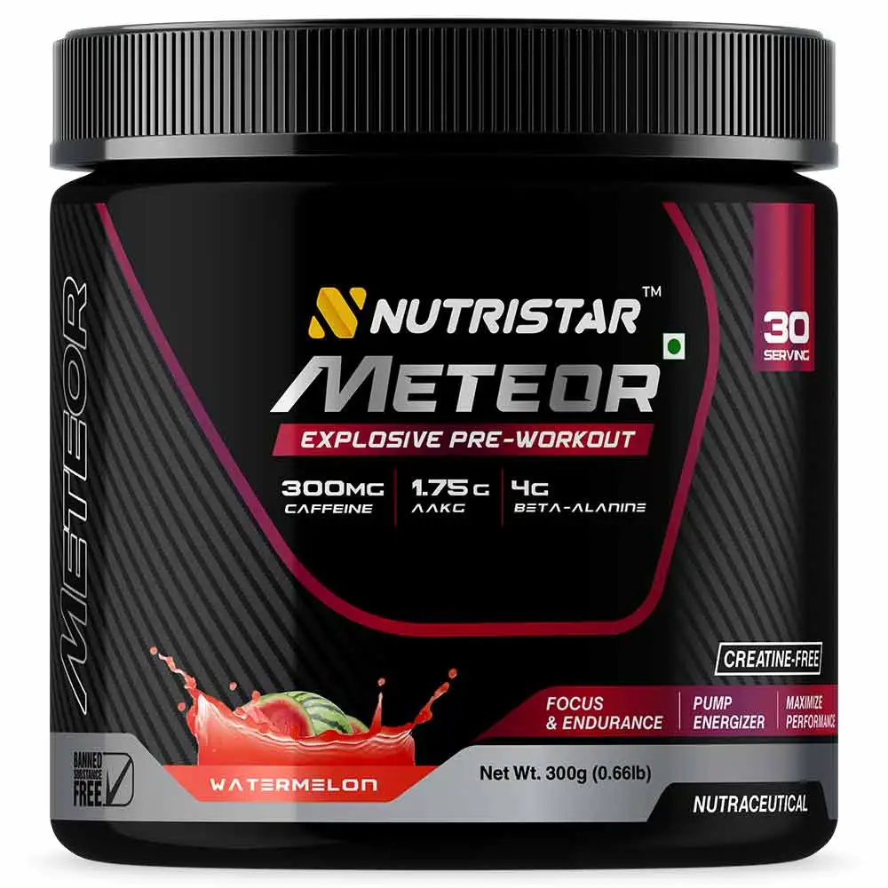 Nutristar Meteor Explosive Pre Workout,  0.66 lb  Watermelon