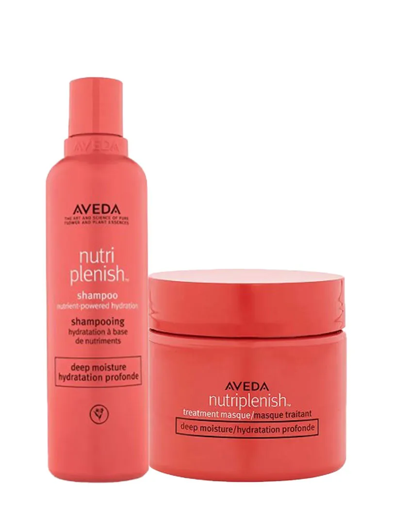 Aveda Nutriplenish Deep Moisture Hydration Shampoo & Mask