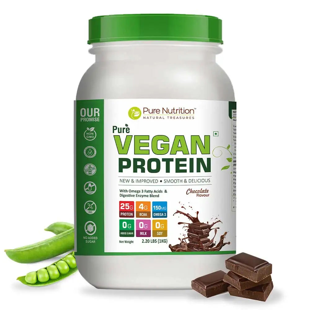 Pure Nutrition Vegan Protein,  2.2 lb  Chocolate