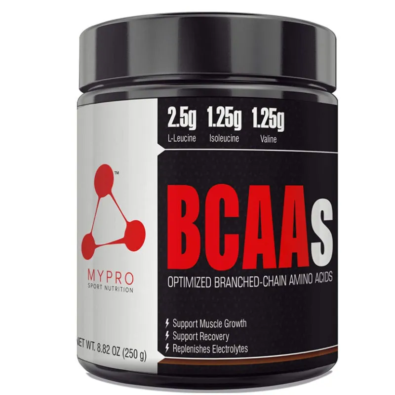 MYPRO SPORT NUTRITION Premium BCAA'S With 5G Of Pure Proven 2:1:1 Ratio Muscle Recovery - Lemony