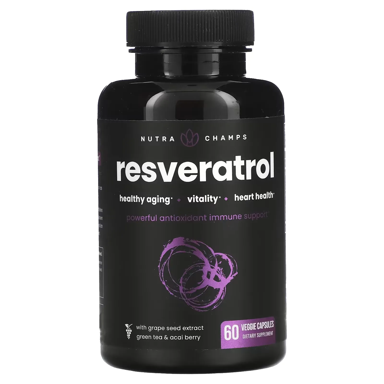 Resveratrol, 60 Veggie Capsules