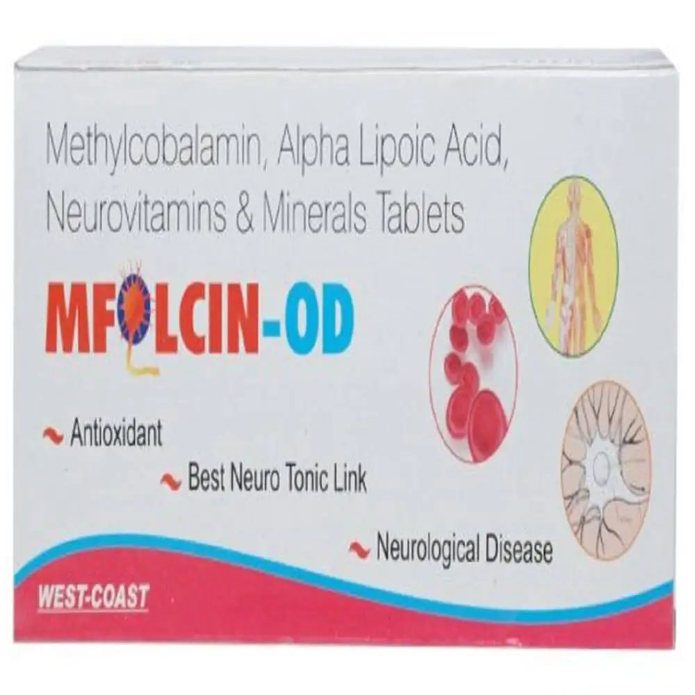 West Coast Mfolcin OD,  100 tablet(s)