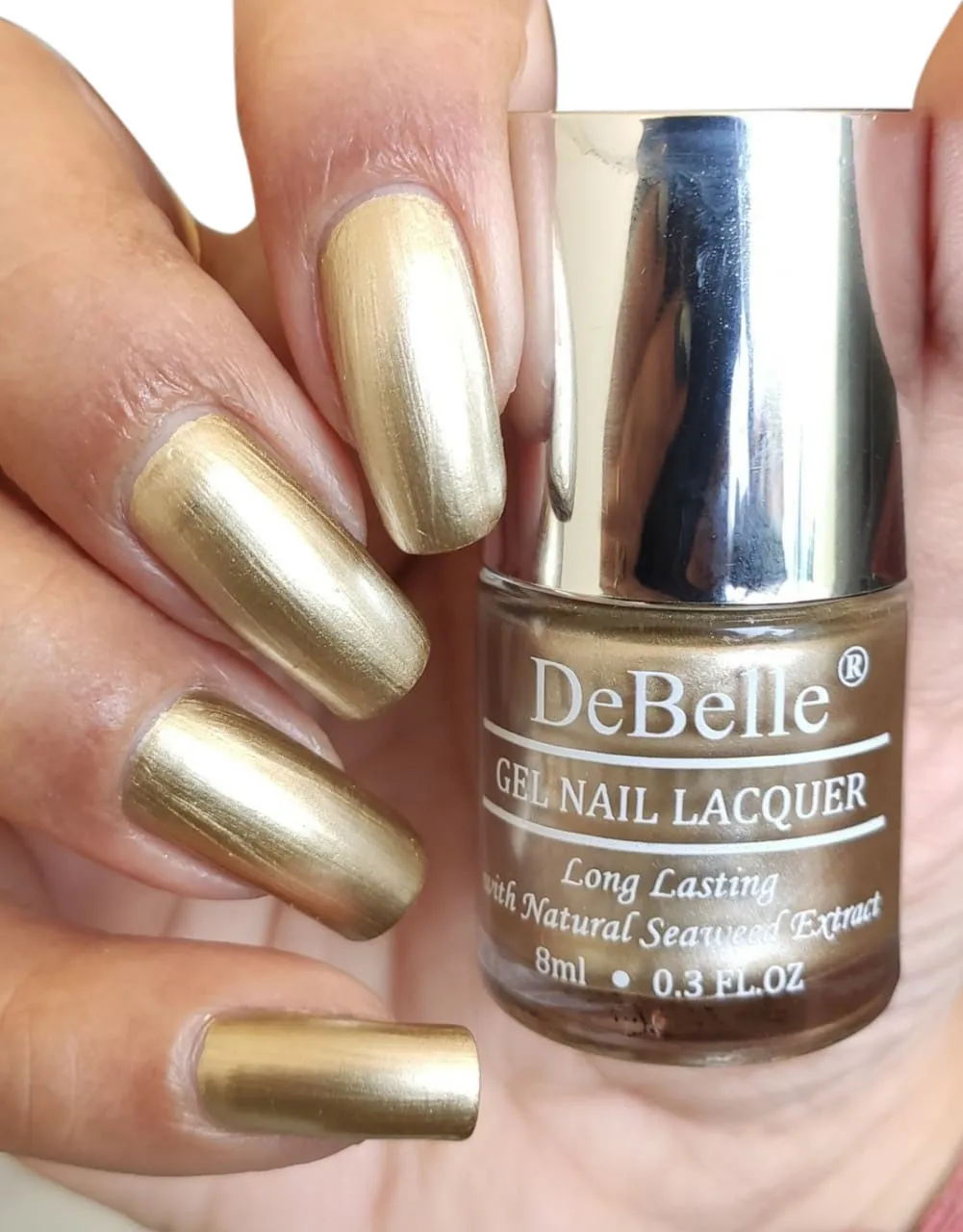 DeBelle Gel Nail Lacquer - Chrome Gold