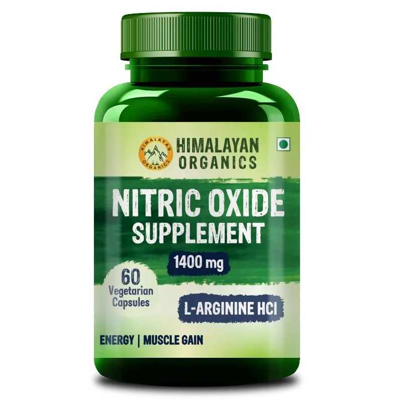 Himalayan Organics Nitric Oxide Supplement With L- Arginine Hci Energy And Immunity