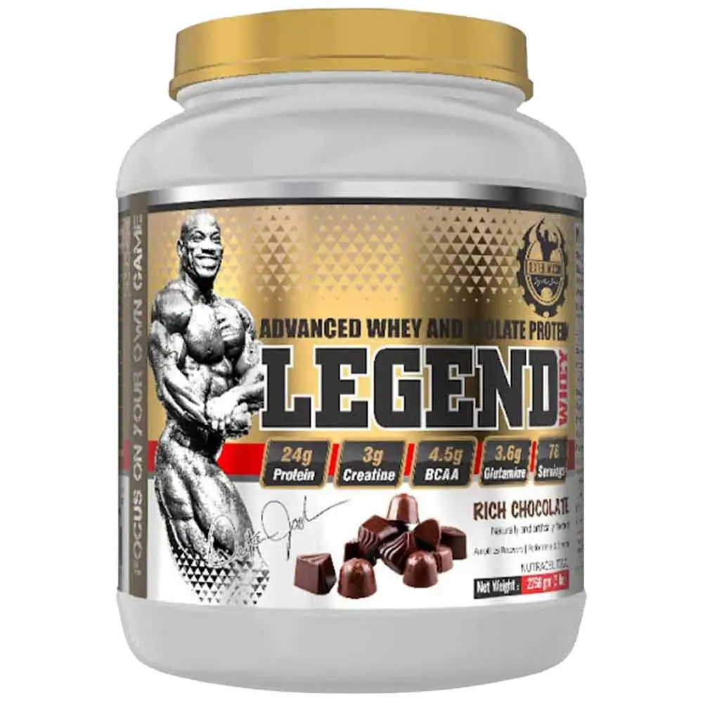 Dexter Jackson Advanced Whey and Isolate Protein Legend Whey,  5 lb  Rich Chocolate