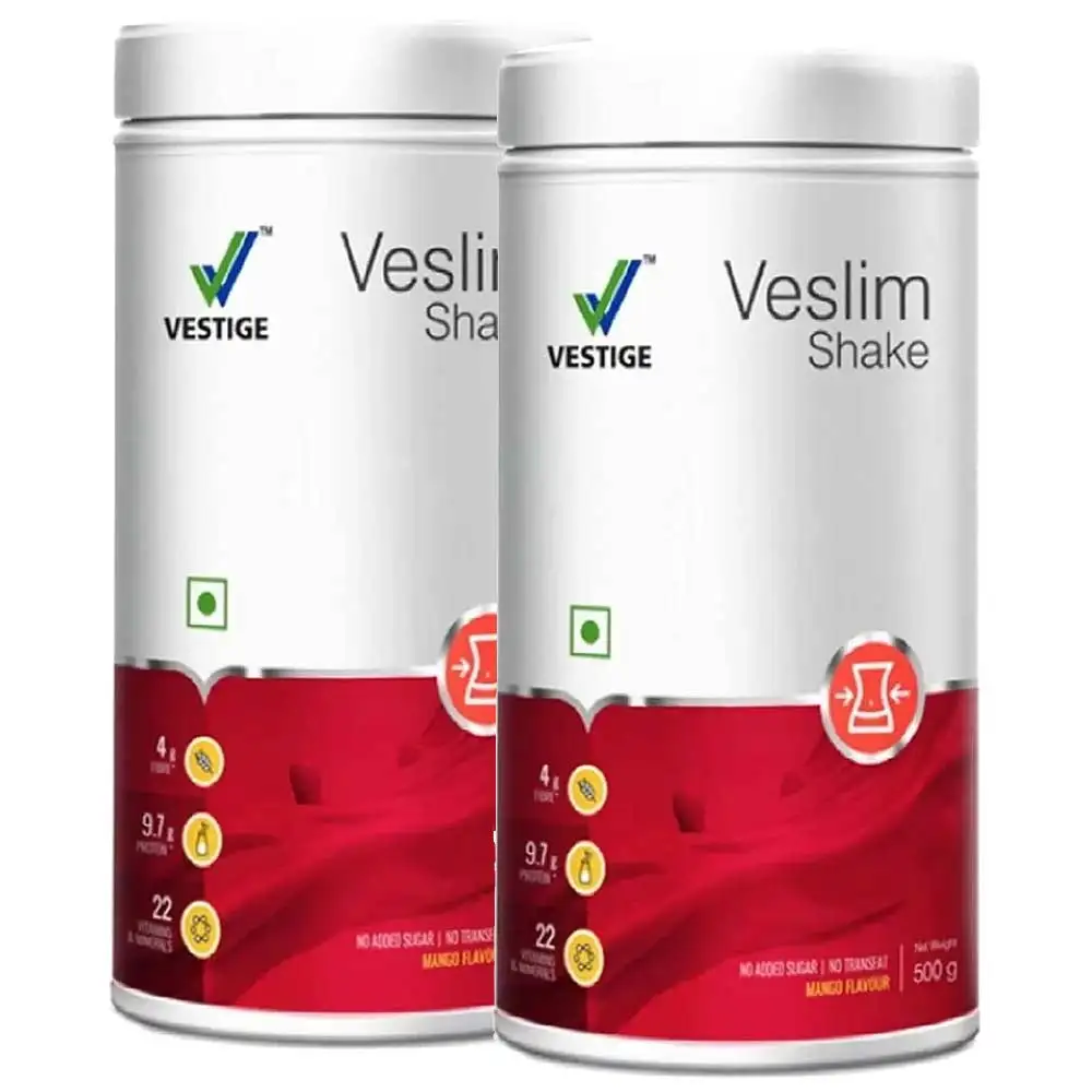 Vestige Veslim Shake - Pack of 2,  0.5 kg  Unflavoured