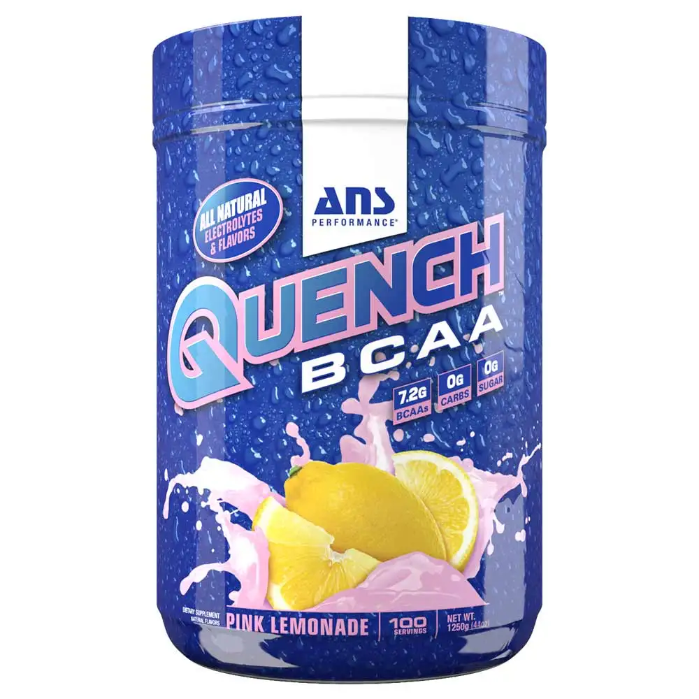 ANS Performance QUENCH BCAA,  2.75 lb  100 Servings  Pink Lemonade