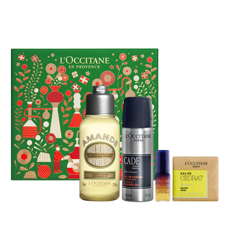 L'Occitane Men Complete Body Travel Set