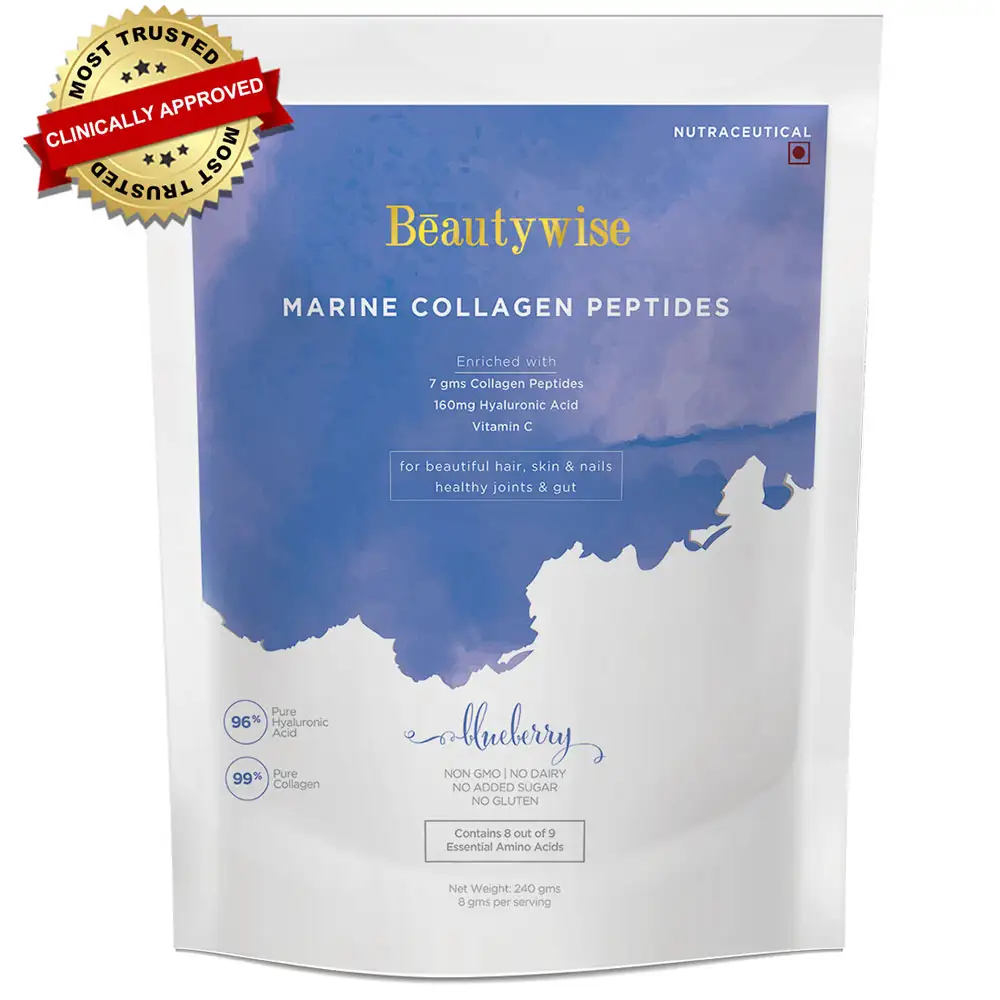 Beautywise Marine Collagen Peptides,  0.240 kg  Blueberry