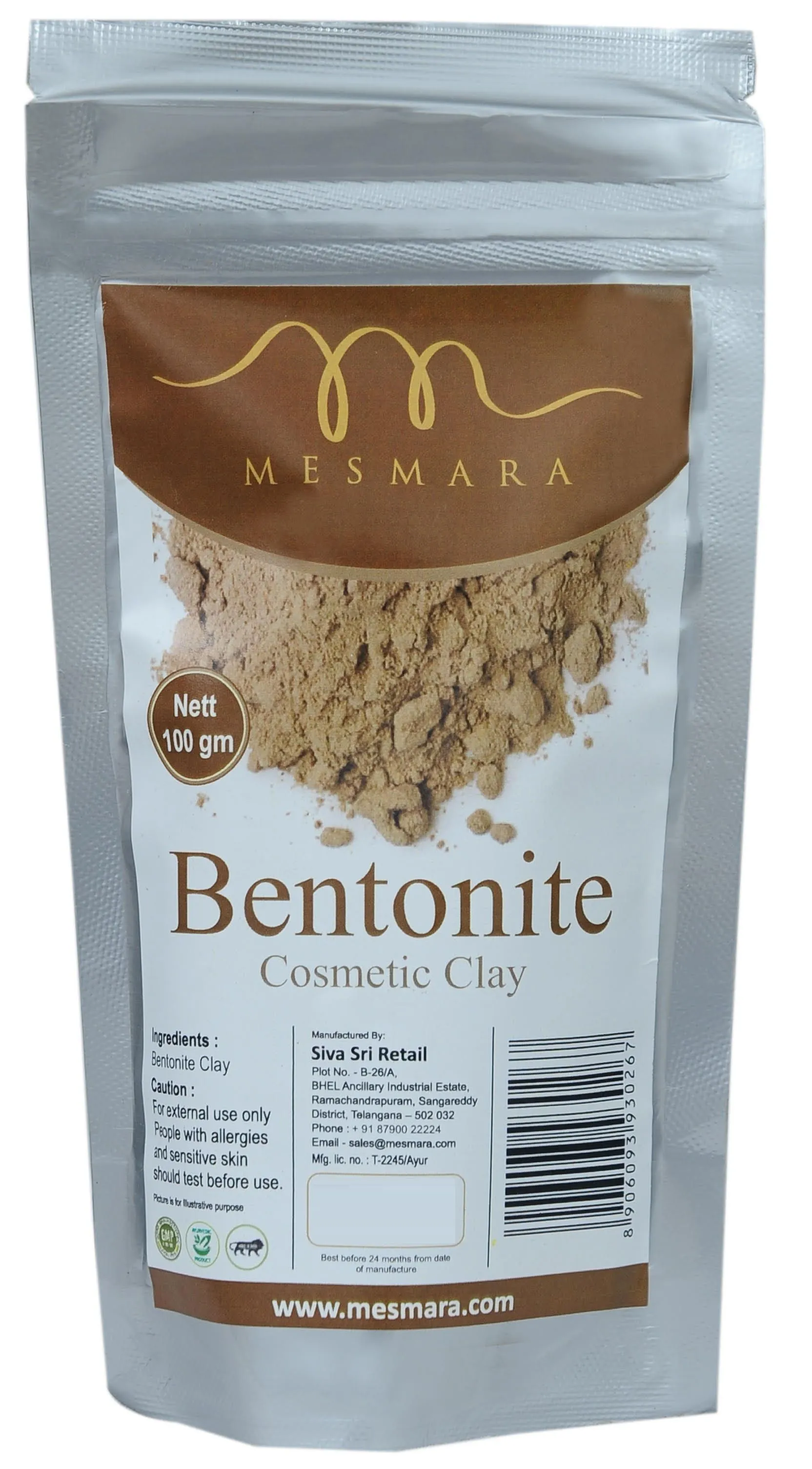 MESMARA Bentonite Cosmatic Clay