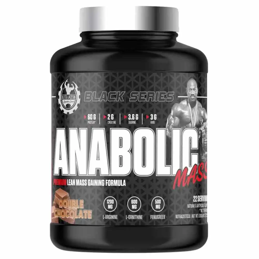 Dexter Jackson Black Series Anabolic Mass Gainer,  6 lb  Double Chocolate