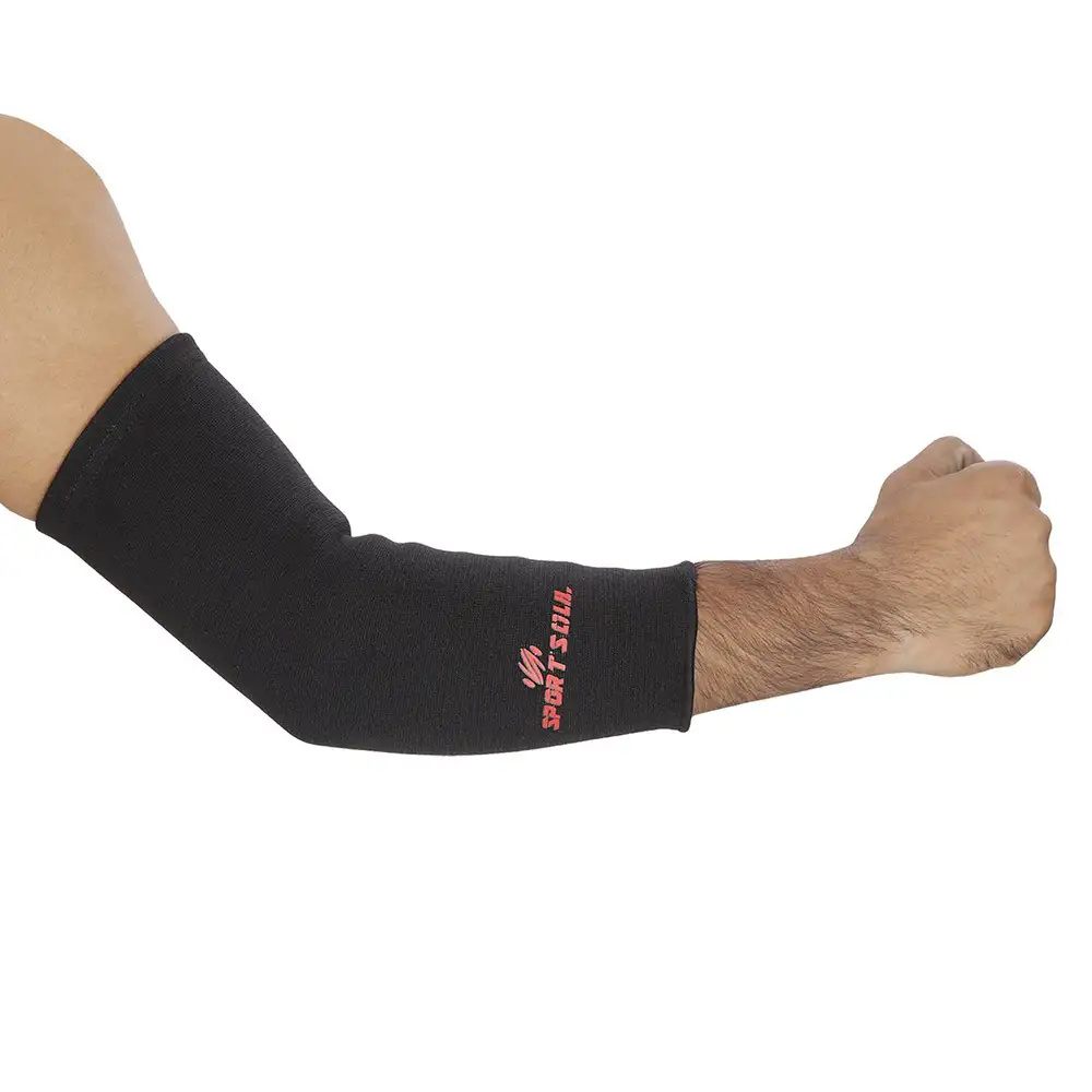 SportSoul Premium Compression Elbow Support,  Black  Small