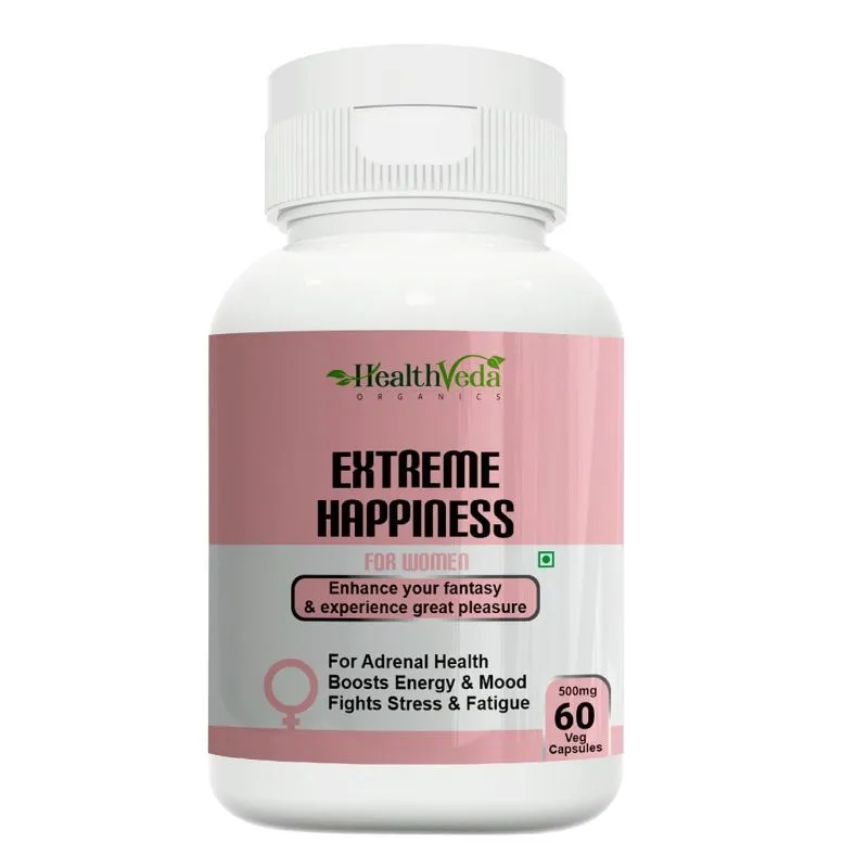 Health Veda Organics Extreme Happiness Capsules For Women