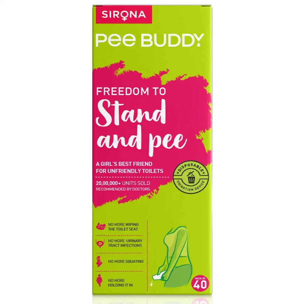 PeeBuddy Disposable Portable Female Urination Device,  40 Piece(s)/Pack  for Women