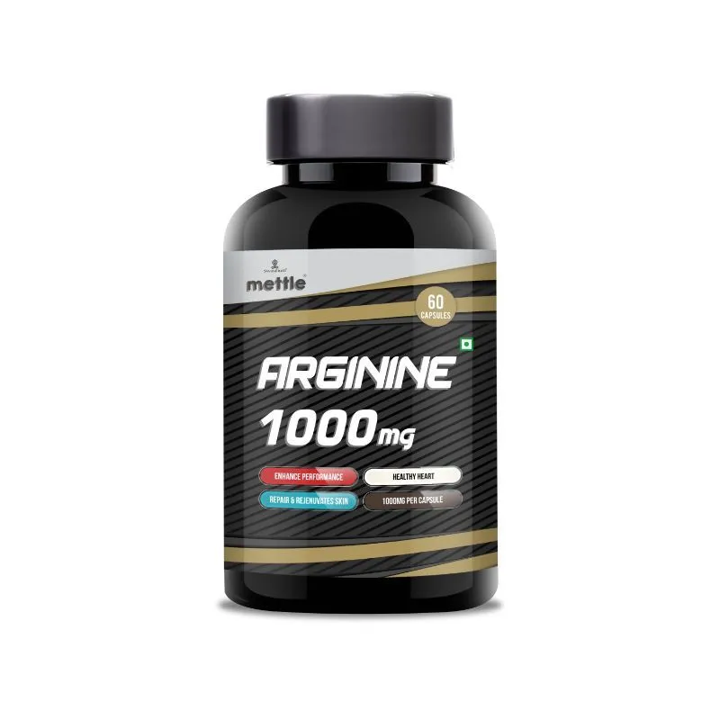 Mettle L-arginine 100mg Capsules For Muscle Building