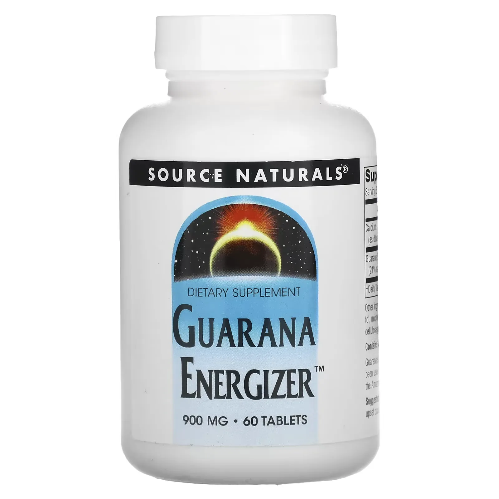 Guarana Energizer, 900 mg, 60 Tablets