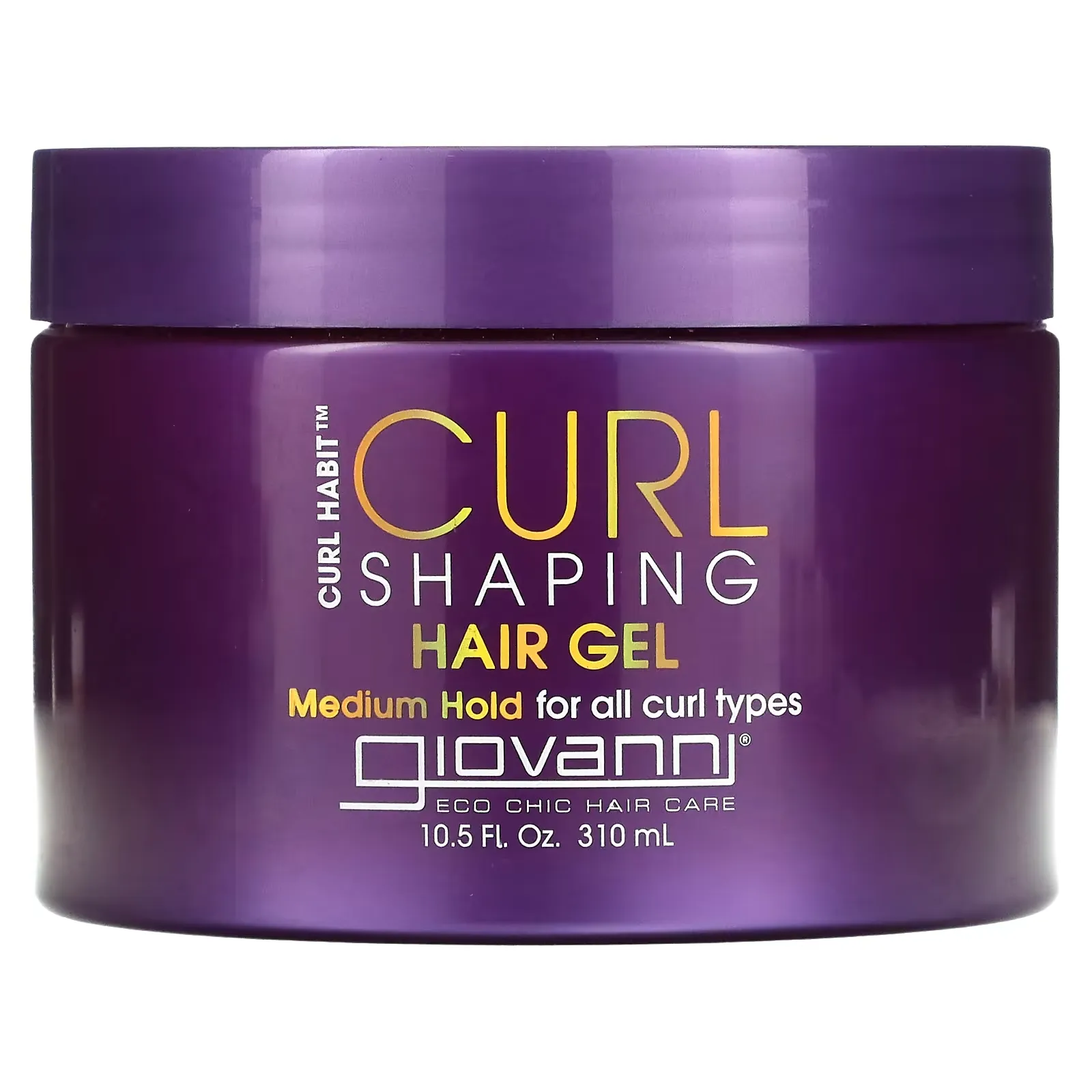 Curl Habit, Curl Shaping Gel, Medium Hold For All Curl Types, 10.5 fl oz (310 ml)