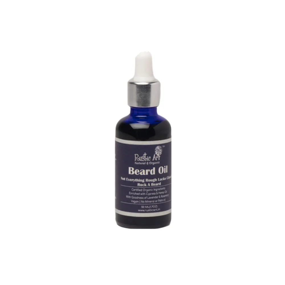 Rustic Art Organic Beard Oil for Men