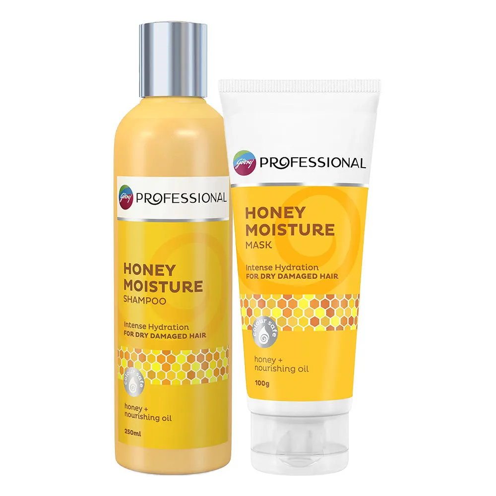 Godrej Professional Honey Moisture Shampoo & Mask For Dry Damaged Hair