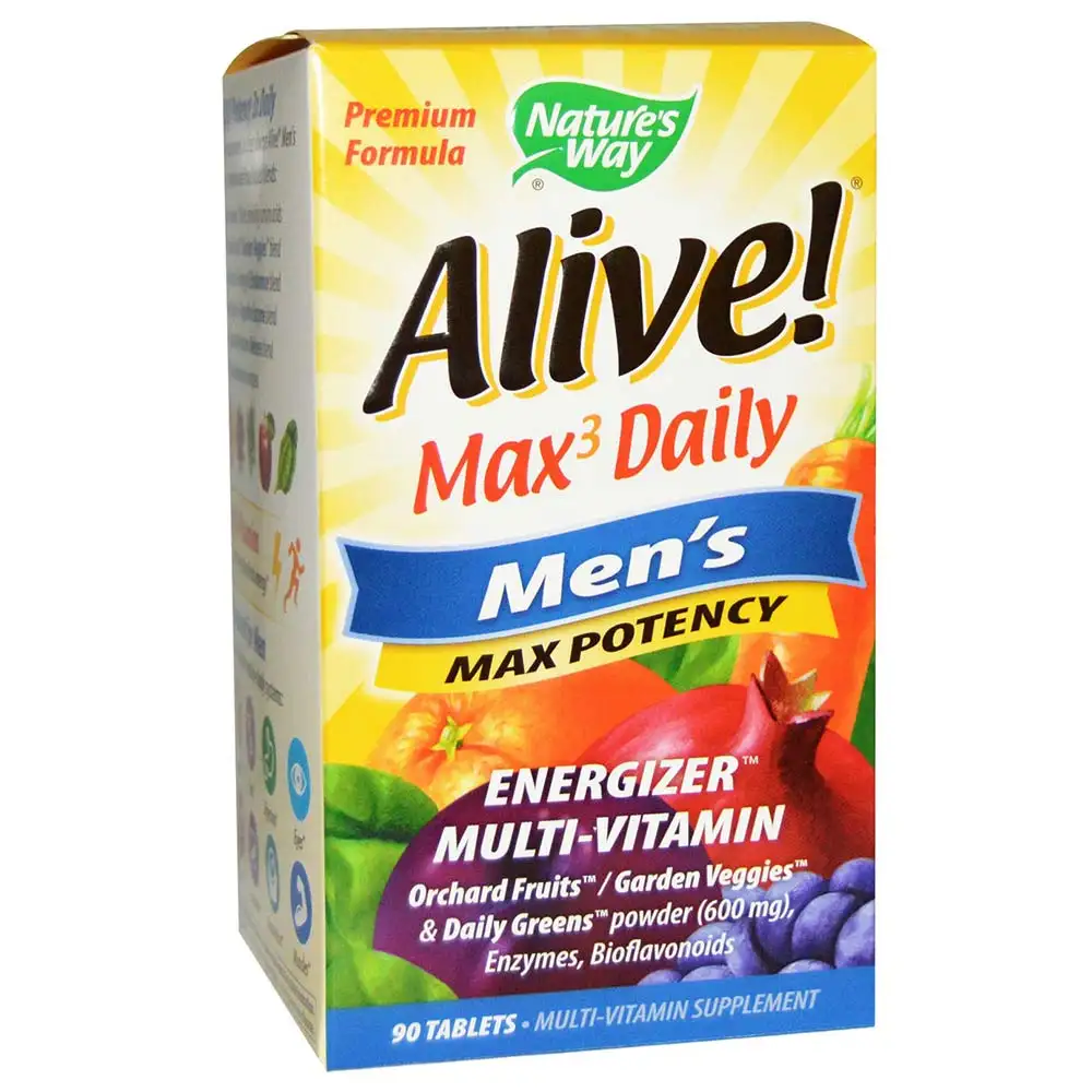 Nature's Way Alive! Men's Max Potency,  90 tablet(s)  Unflavoured