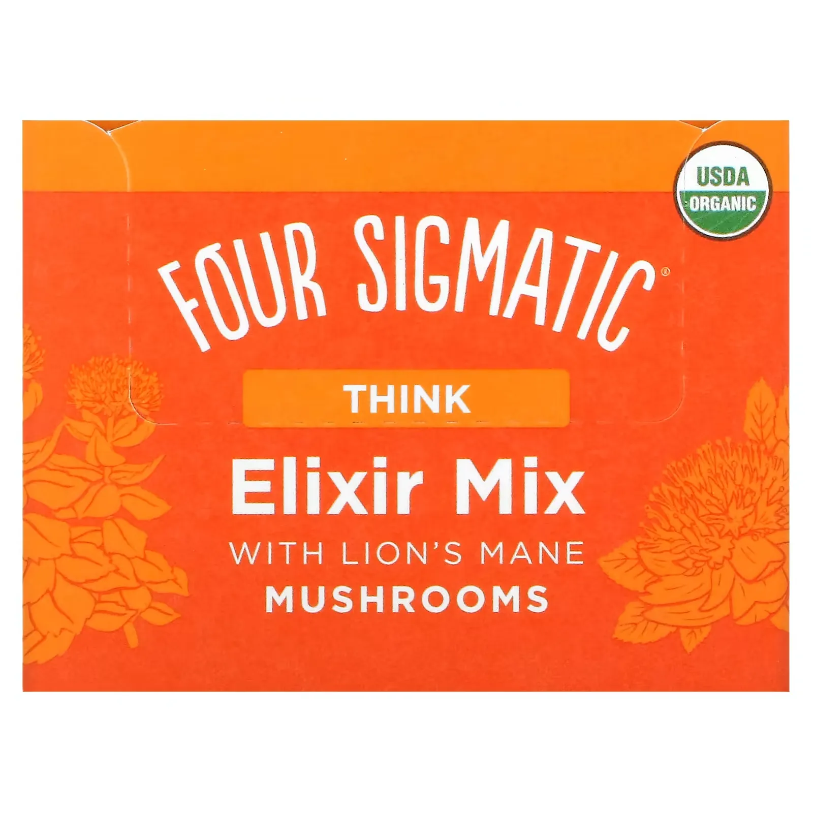 Mushroom Elixir Mix with Lion's Mane, 20 Packets, 0.1 oz (3 g) Each