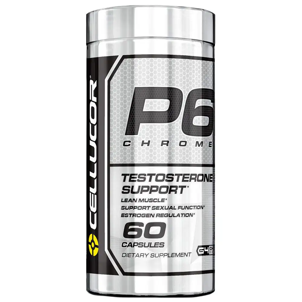 Cellucor P6 Chrome Testosterone Support,  60 capsules  Unflavoured