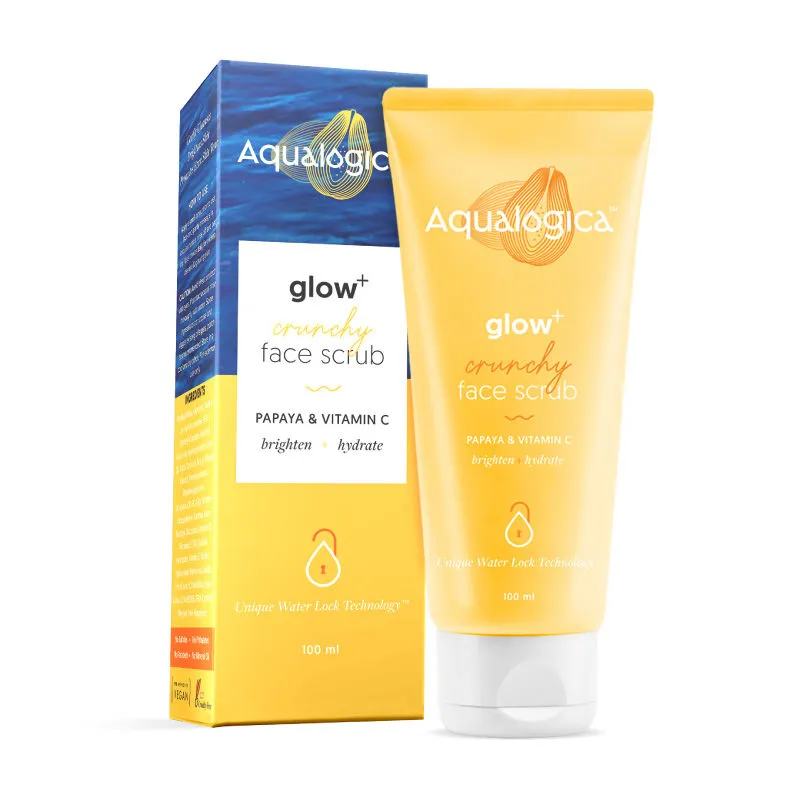 Aqualogica Glow+ Exfoliator Face Scrub with Papaya & Vitamin C