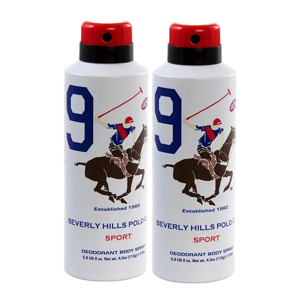 Beverly Hills Polo Club Sport Number Nine Deo Combo For Men (packof 2)