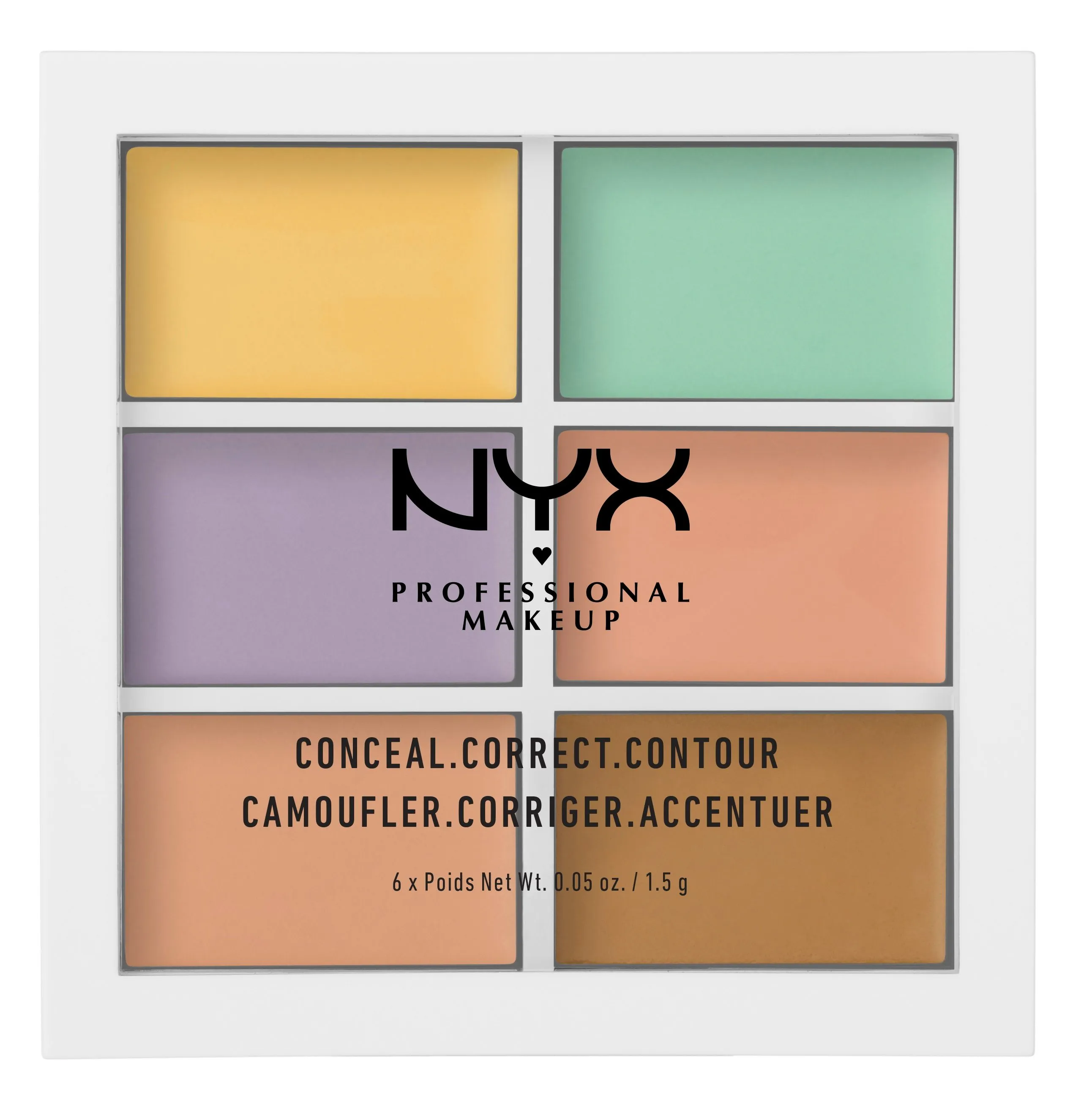 NYX Professional Makeup Conceal, Correct, Contour Palette