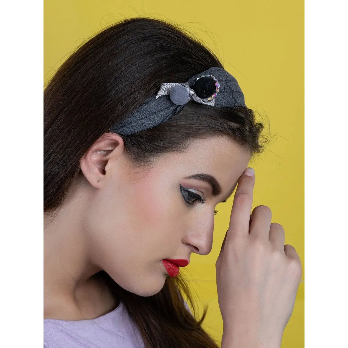 Odette Grey Distinctive Hair Band