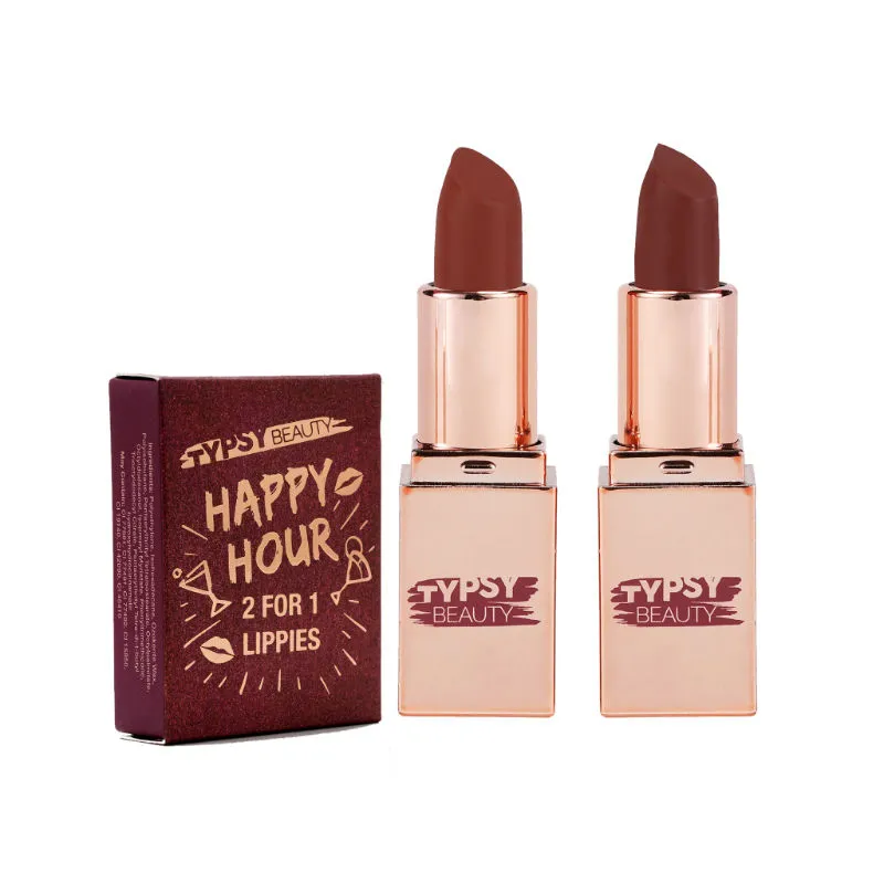 Typsy Beauty Happy Hour 2 For 1 Lippies - Nude