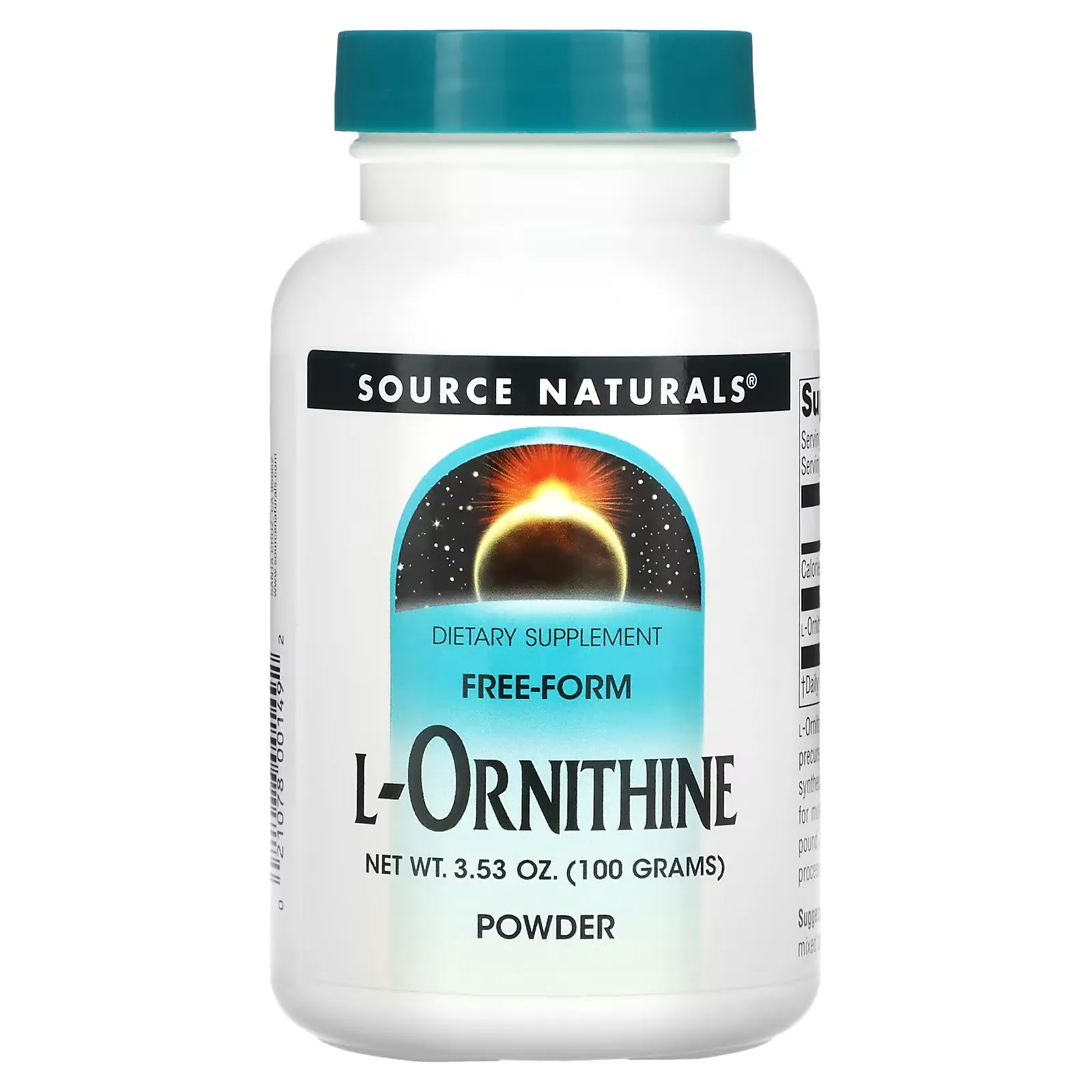 L-Ornithine Powder, 3.53 oz (100 g)