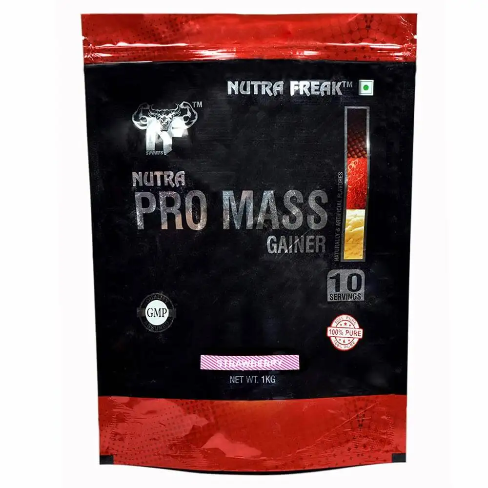 Nutra Freak Pro Mass Gainer,  2.2 lb  Strawberry