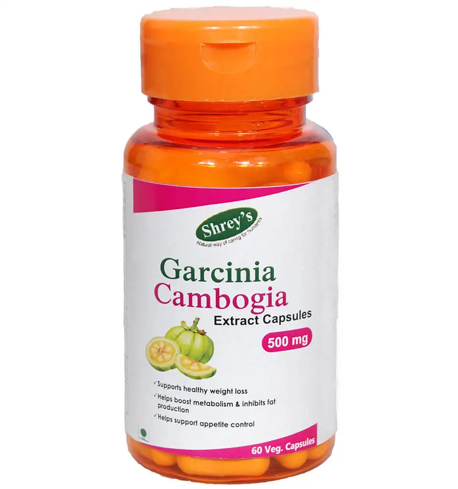 Shrey's Garcinia Cambogia Extract 500 mg,  60 capsules