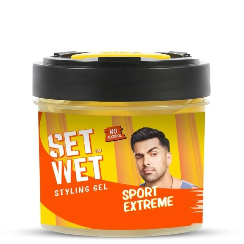 Set Wet Hair Gel for Men Ultimate Hold | Electric Spikes | No Alcohol No Sulphate