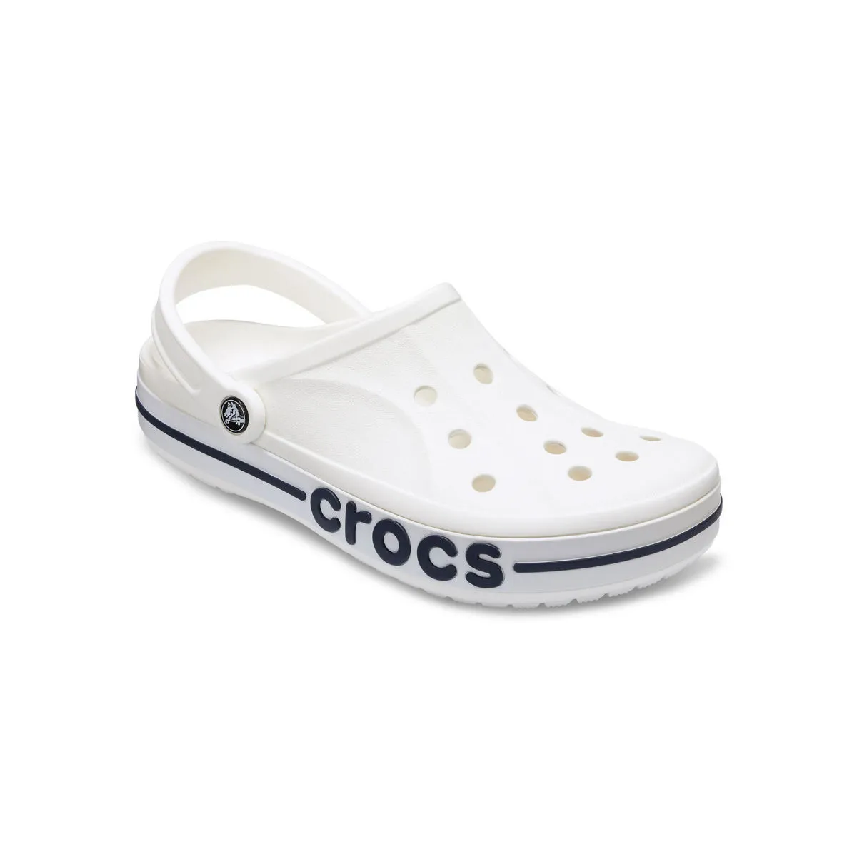 Crocs White Bayaband Unisex Clogs (EURO 41-42)