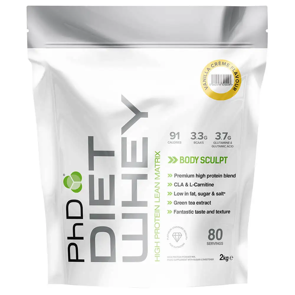 PhD Diet Whey,  4.4 lb  Vanilla Creme