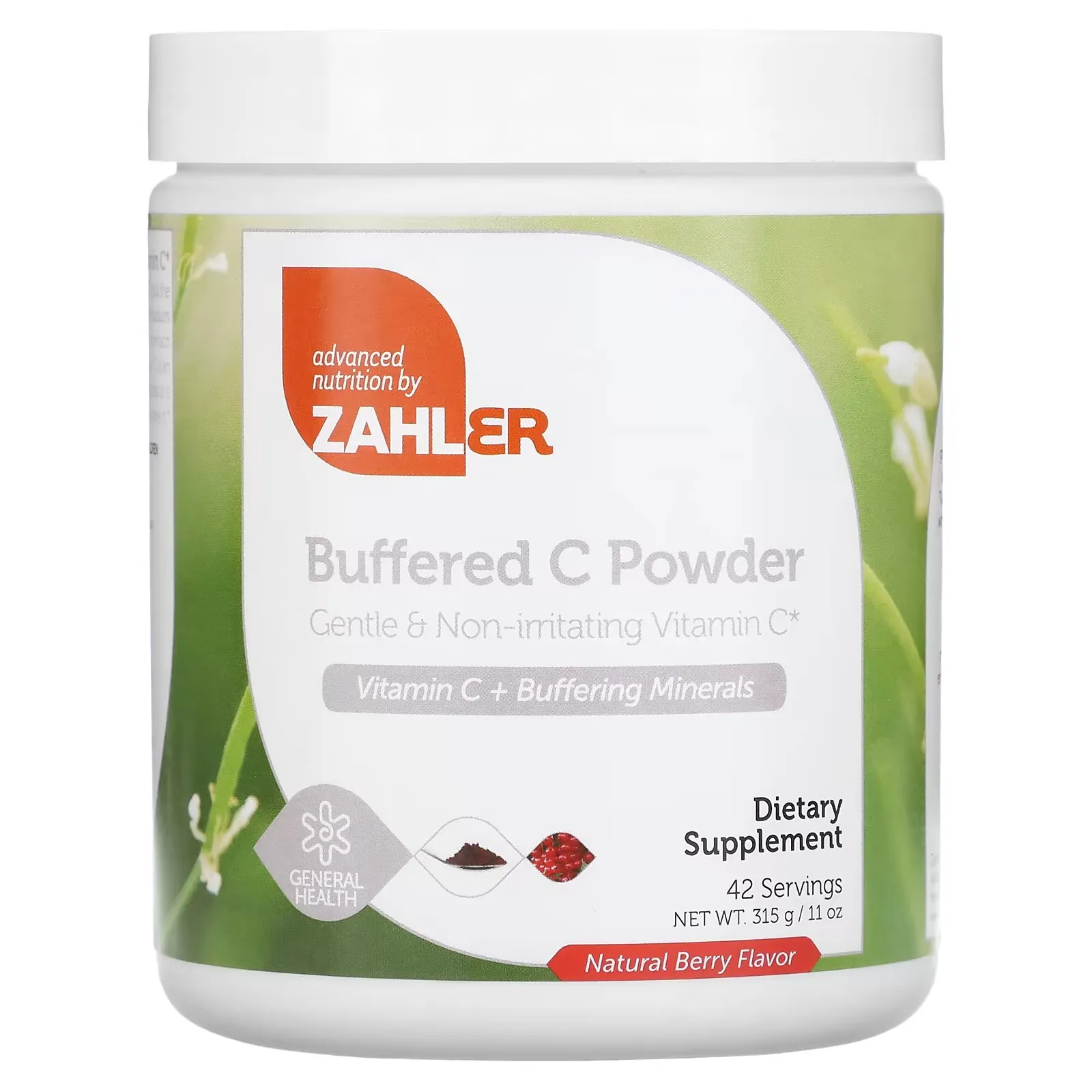 Buffered C Powder, Natural Berry, 11 oz (315 g)