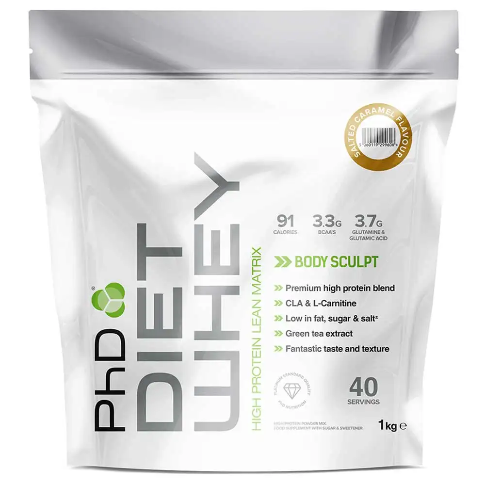 PhD Diet Whey,  2.2 lb  Salted Caramel