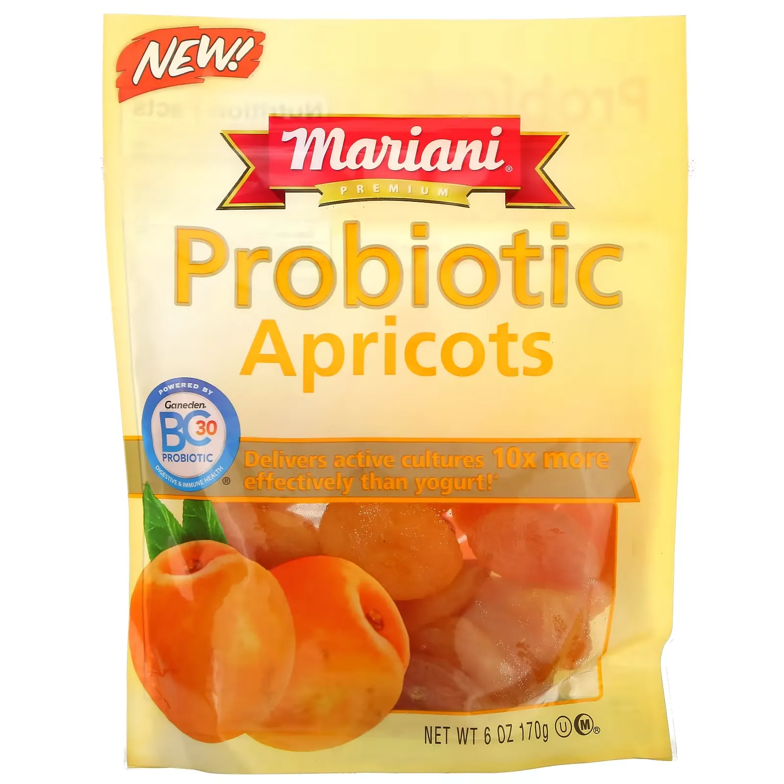 Premium Probiotic Apricots, 6 oz (170 g)