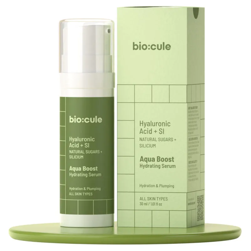 Biocule Aqua Boost Hydrating Face Serum - For All Skin Types